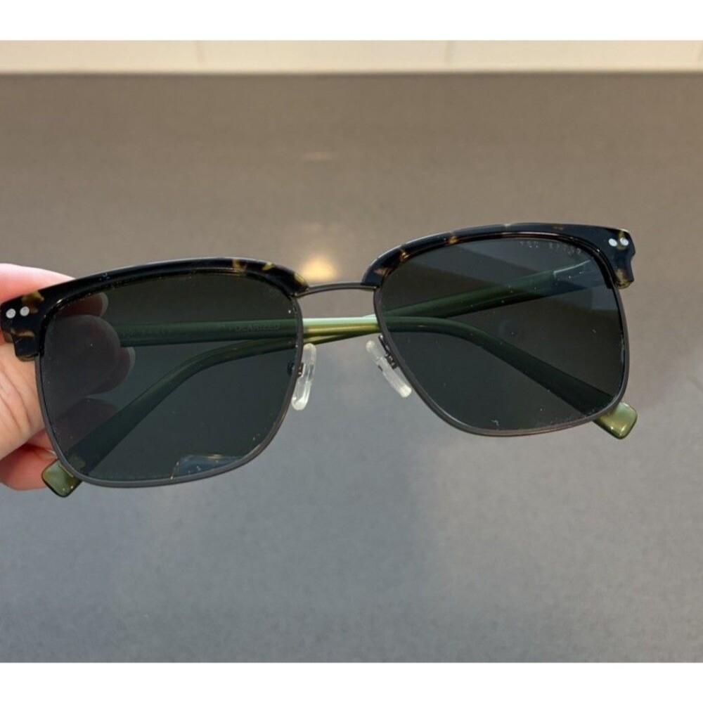 Ted Baker Polarized Green Tortoise Shell Sunglasses - Picture 2 of 8